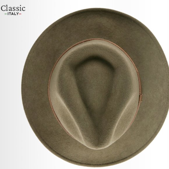 Classic Italy Wool Classic Traveller Iii Hat Olive - Picture 8 of 11